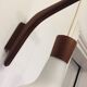 Scandinavian wall light teak 1960