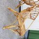 Paire de fauteuils en rotin vintage