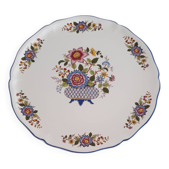 Plat à tarte fleuri - Saint Clément