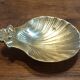 Brass scallop shell
