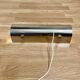 LARGE STEEL WALL LIGHT SCANDINAVIAN DESIGN 1970.