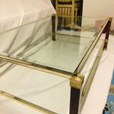 Pierre Vandel glass coffee table