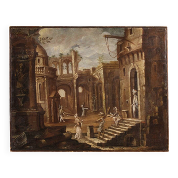 Peinture italienne antique du XVIIIe siècle, Capriccio architectural