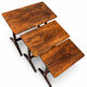 Nesting tables in rosewood by Kai Kristiansen