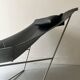 Design armchair Semana in black leather and steel by D. Weeks, limited edition 1980.