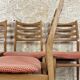 4x 60s 70s dining chair dining chair mid century Danish modern design