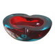 Vintage Italian Sommerso Murano Glass Ashtray, 1970s