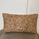 Orange terry cushion