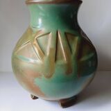Vase en grès flammé début XXème