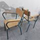 Pair of schoolmaster's chairs