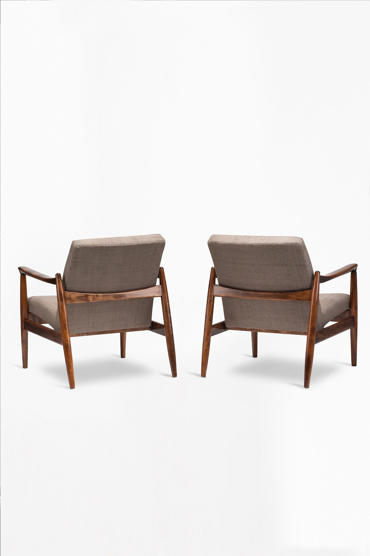 Pair of gfm-64 armchairs from 1960s