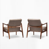 Pair of gfm-64 armchairs from 1960s