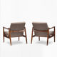 Pair of gfm-64 armchairs from 1960s