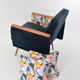Blue Matisse square chair
