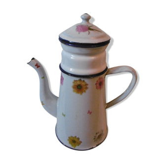 Cafetière email ancienne