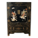 Meuble de rangement chinois vintage laqué noir