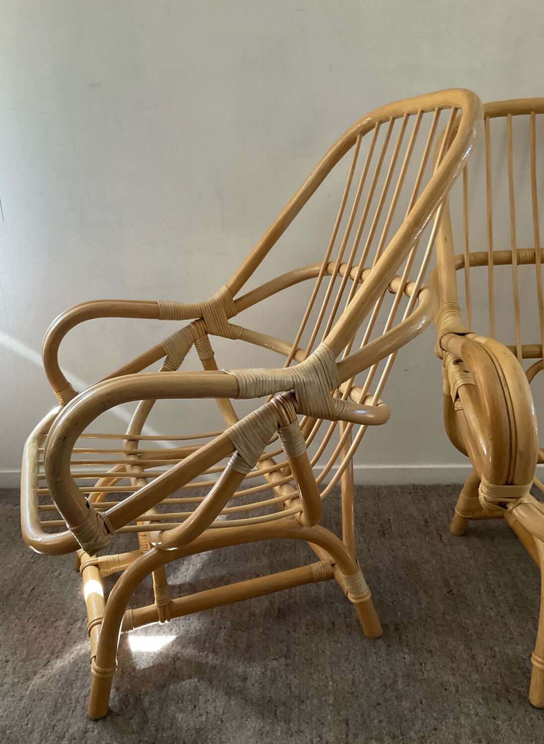 Rattan ensemble from the 70s