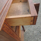 Oak bedside
