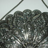 Solid sterling silver miror silver mirror 22cm