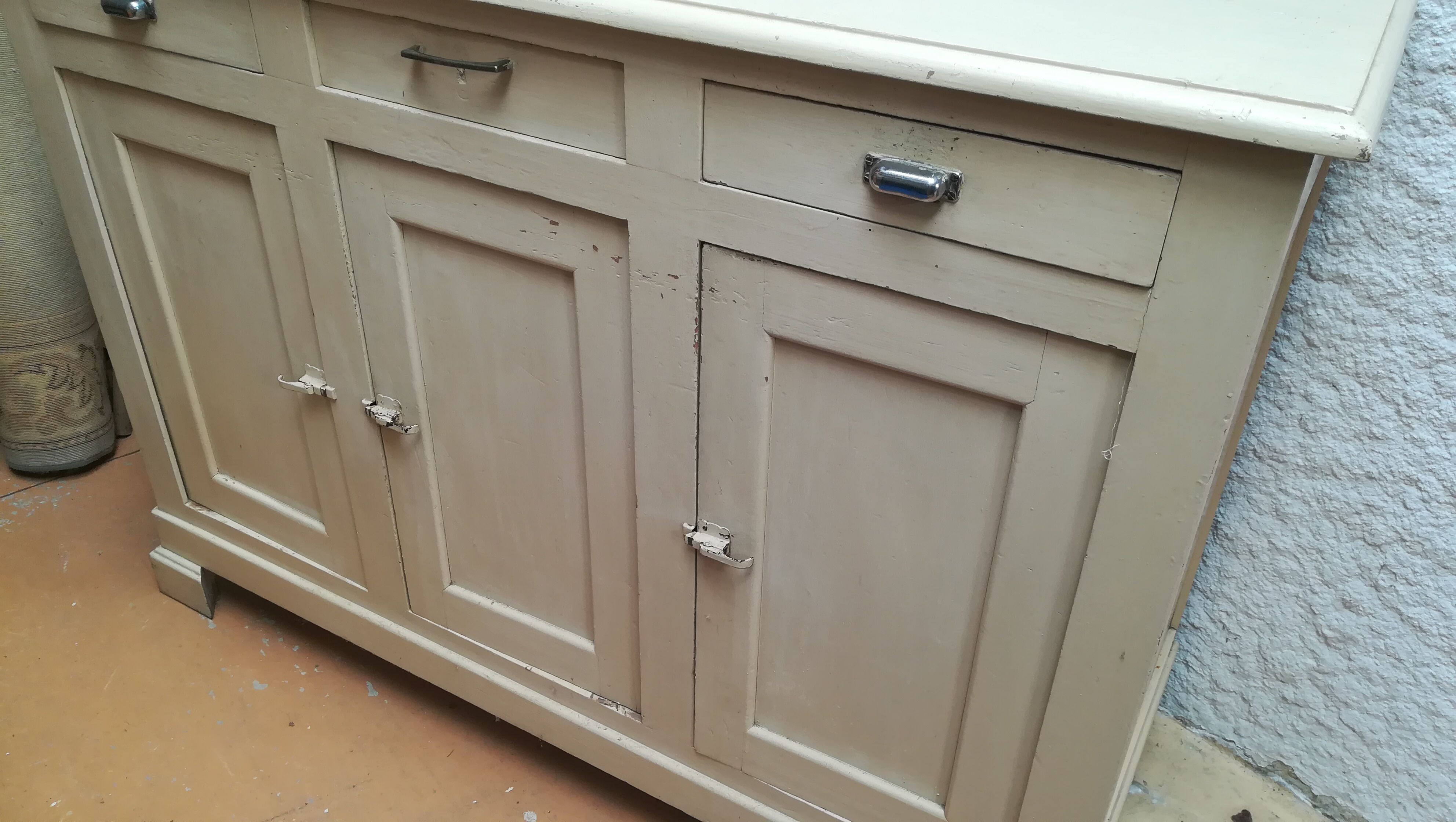 3-door low buffet 3iroirs year 1940/50