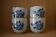 Set of 4 small stoneware tea bowls.