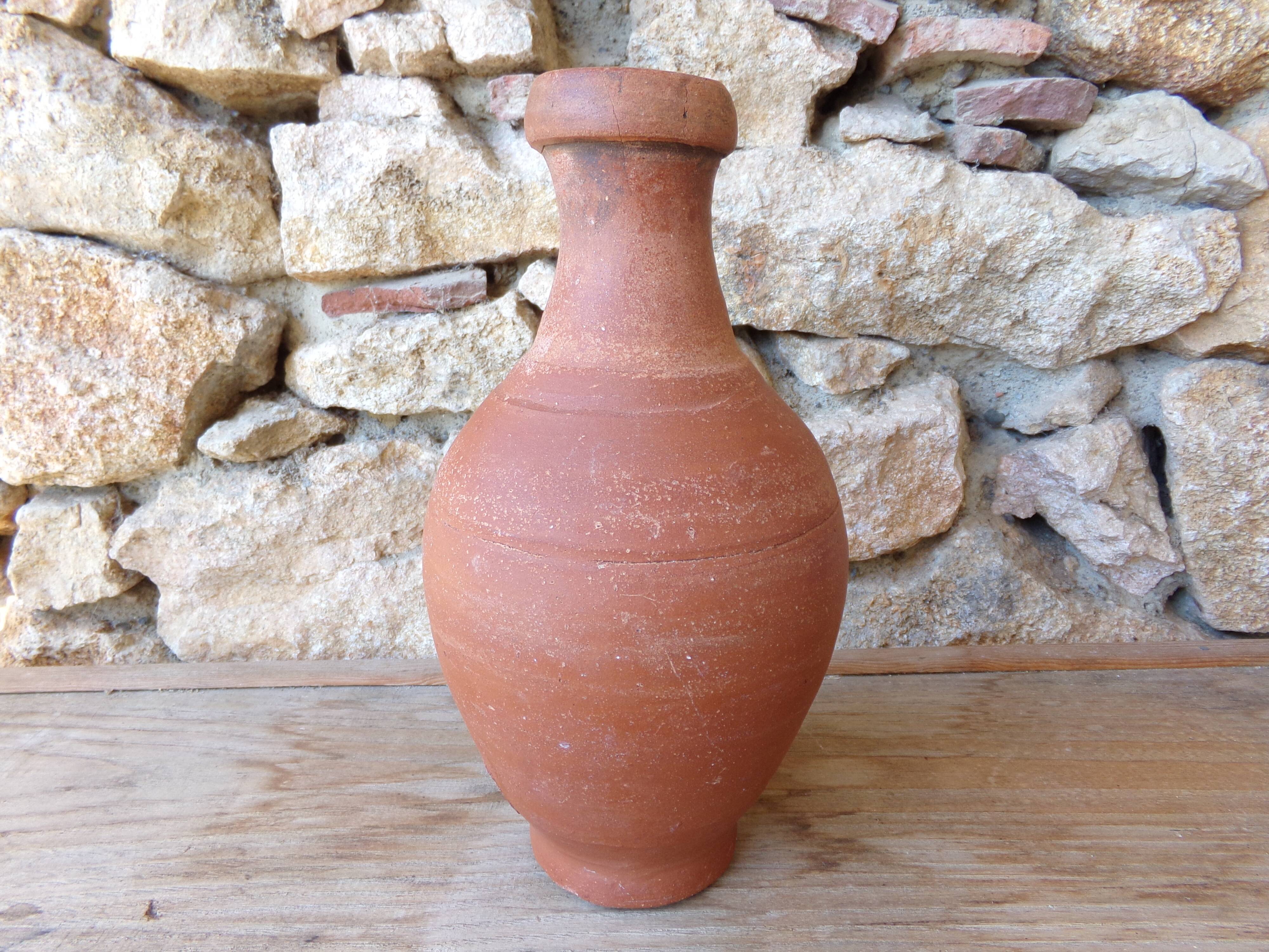 Terracotta vase
