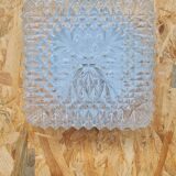 Chiseled glass ceiling lamp