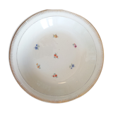 Flat hollow porcelain vintage antique iron earth