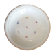 Flat hollow porcelain vintage antique iron earth