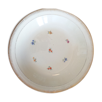 Plat creux porcelaine terre de fer ancienne vintage