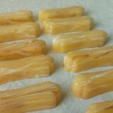 Set of 12 knife holders in marble effect bakelite