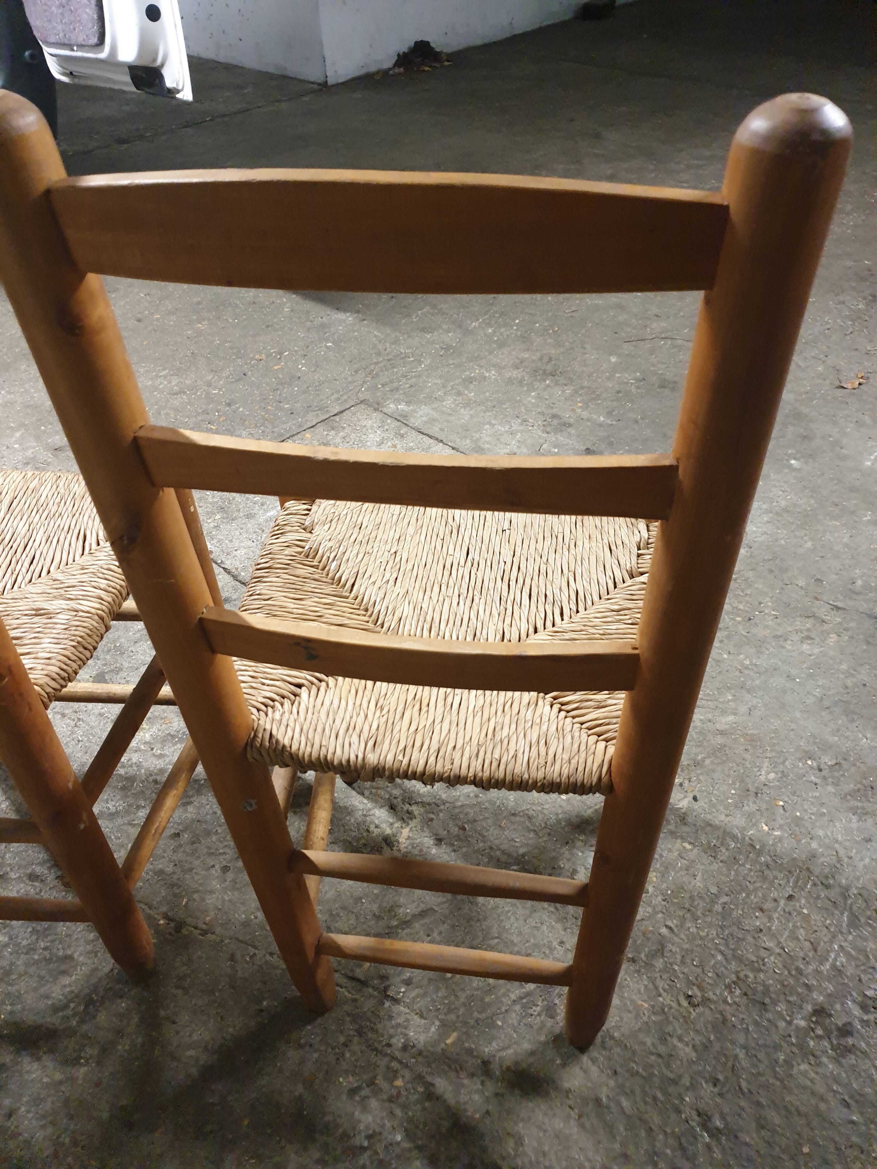 Pair of brutalist chairs