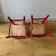 2 chaises en hêtre massif - Suède années 50/60