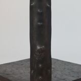 Antique Viennese side table handcrafted in wrought iron.