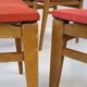 Suite of 5 chairs 1950