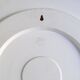 Round mirror Gilac white plastic 70s - 51 cm