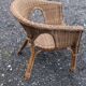 Wicker armchair
