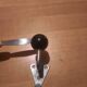Vintage bakelite ball coat hook