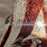 Lampe de table avec tulipe en cristal. Italie, années 1980.