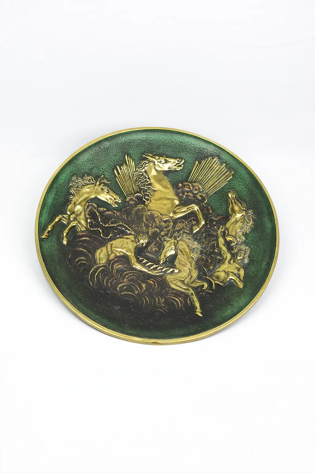 Large bronze bowl "Horses of Apollo" — Max Le Verrier - 1930s