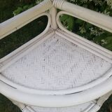 Rattan shelf