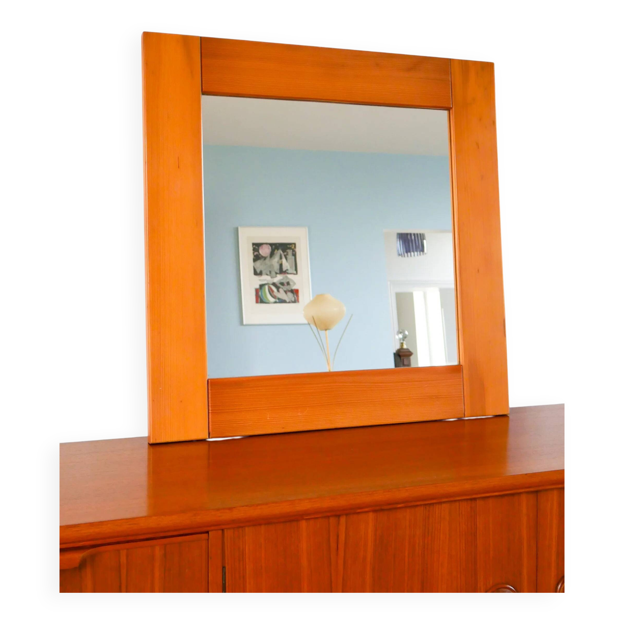 Large pine mirror, 1980