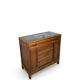 Commode de style Art Déco en bois de cerisier et noyer.
