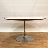 70s round tulip dining table