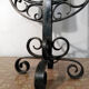 Table lamp, patinated wrought iron, 50s.