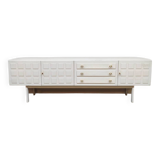 Vintage wooden credenza sideboard 'Cubism'