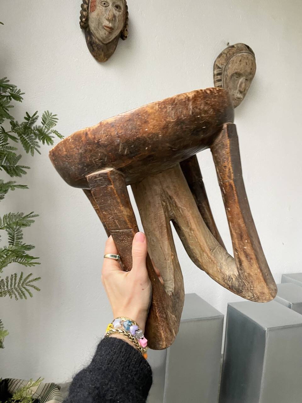 Ethiopian Tripod African Stool