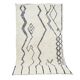 Moroccan carpet white 266x157cm