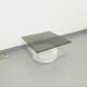 Vintage Italian square illuminated coffee table in glass and plexiglass