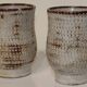 Pair of vintage Accolay ceramic vases signed